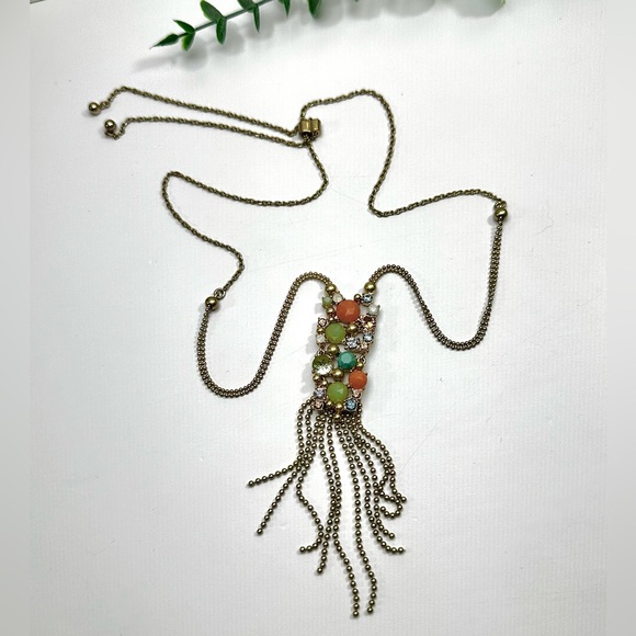 💚Chloe & Isabel Jeweled Pendant Long Necklace - Picture 3 of 11